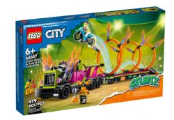 // LEGO CITY STUNTZ - CAMION CASCADEUR ET CERCLE DE FEU  #60357